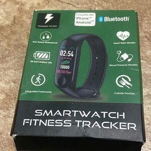 Black Smartwatch Fitness Tracker